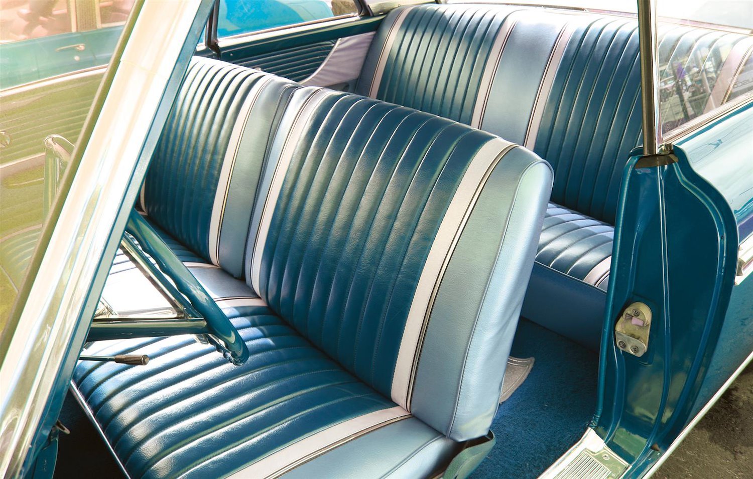 1962 Ford Galaxie 500 2-Door Hardtop Interior Rear Bench Seat Upholstery Set