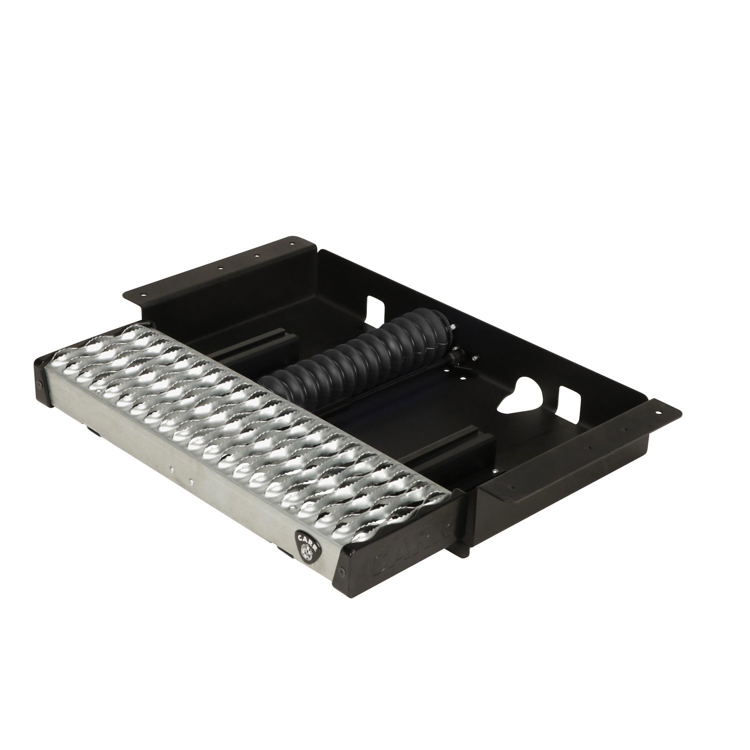 501020 WTS 24 in. Retractable Step, Undermount - Extended Flat Surface [XP3 Black/Galvanized]