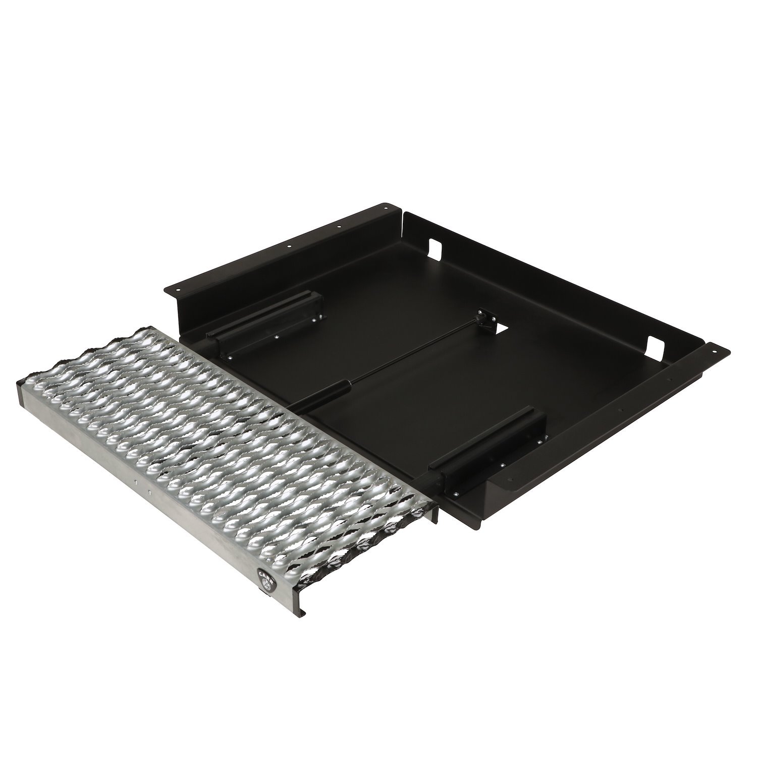 501060 WTS 31 in. Retractable Step, Undermount - Extended Flat Surface [XP3 Black/Galvanized]