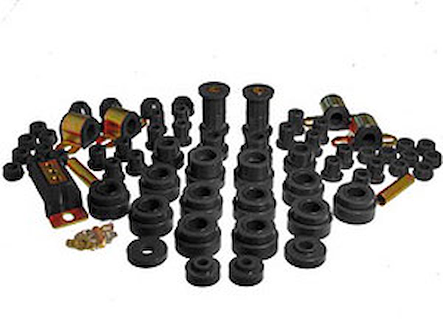 BUSHING TOTAL KIT CJ8 81-86 W/TRANS MNT Black