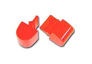 Bump Stop Kit Red Round Top Pair