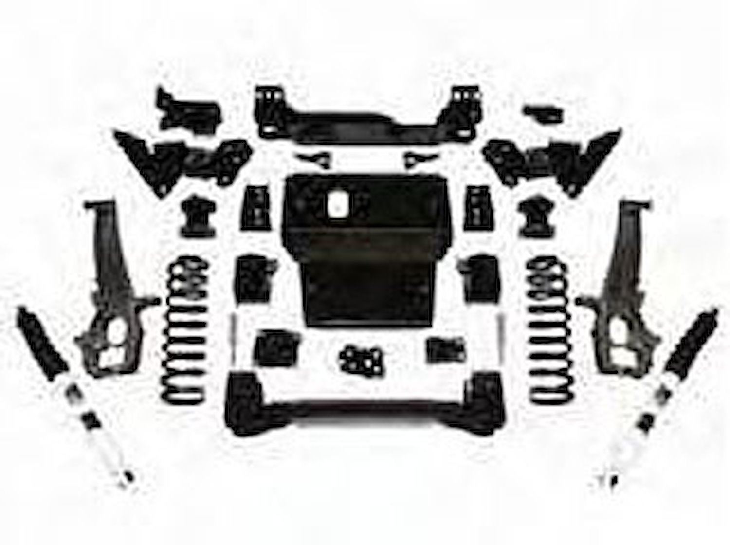 4" Lift Kit 2009-11 Dodge Ram 1500 4WD (DS) excluding Outsdoorsman, TRX4