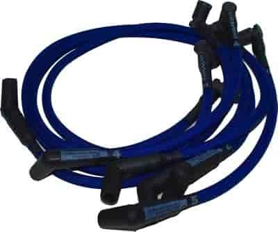 Plug Wires- HEI Term -Blue-Vortec- S.B. Chevy- Over Valve Covers- 90 degree B.