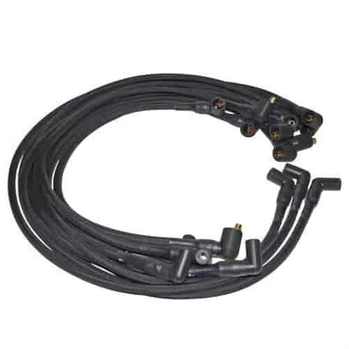 Plug Wires- Pts. Style Term -Black-B.B. Chevy- Under
