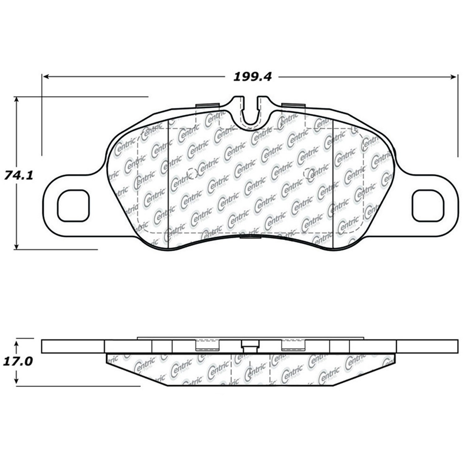 PosiQuiet Semi Met Pads 2009-2016 Porsche 911 Boxster Cayman