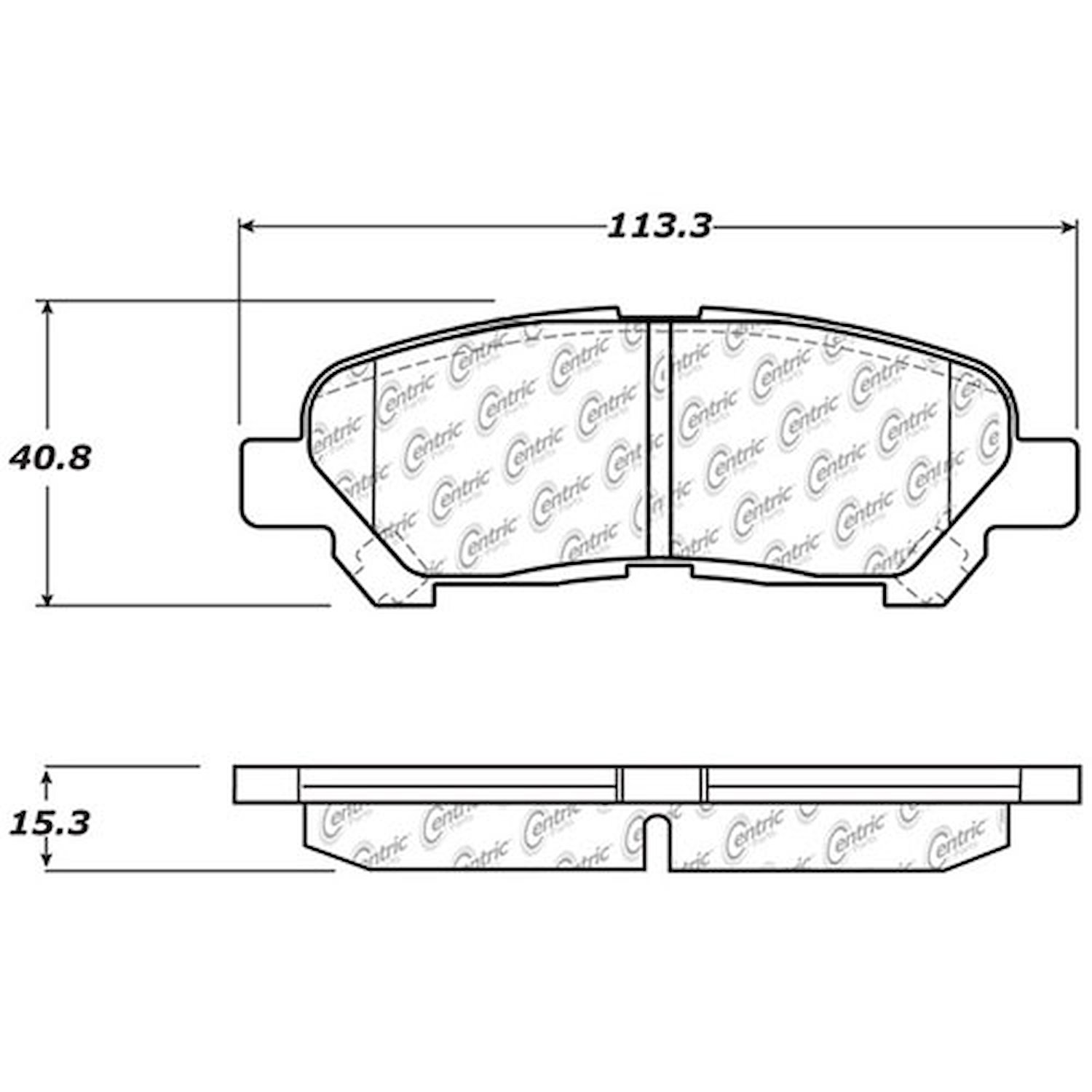 PosiQuiet Ceramic Pads 2008-2013 Toyota Highlander