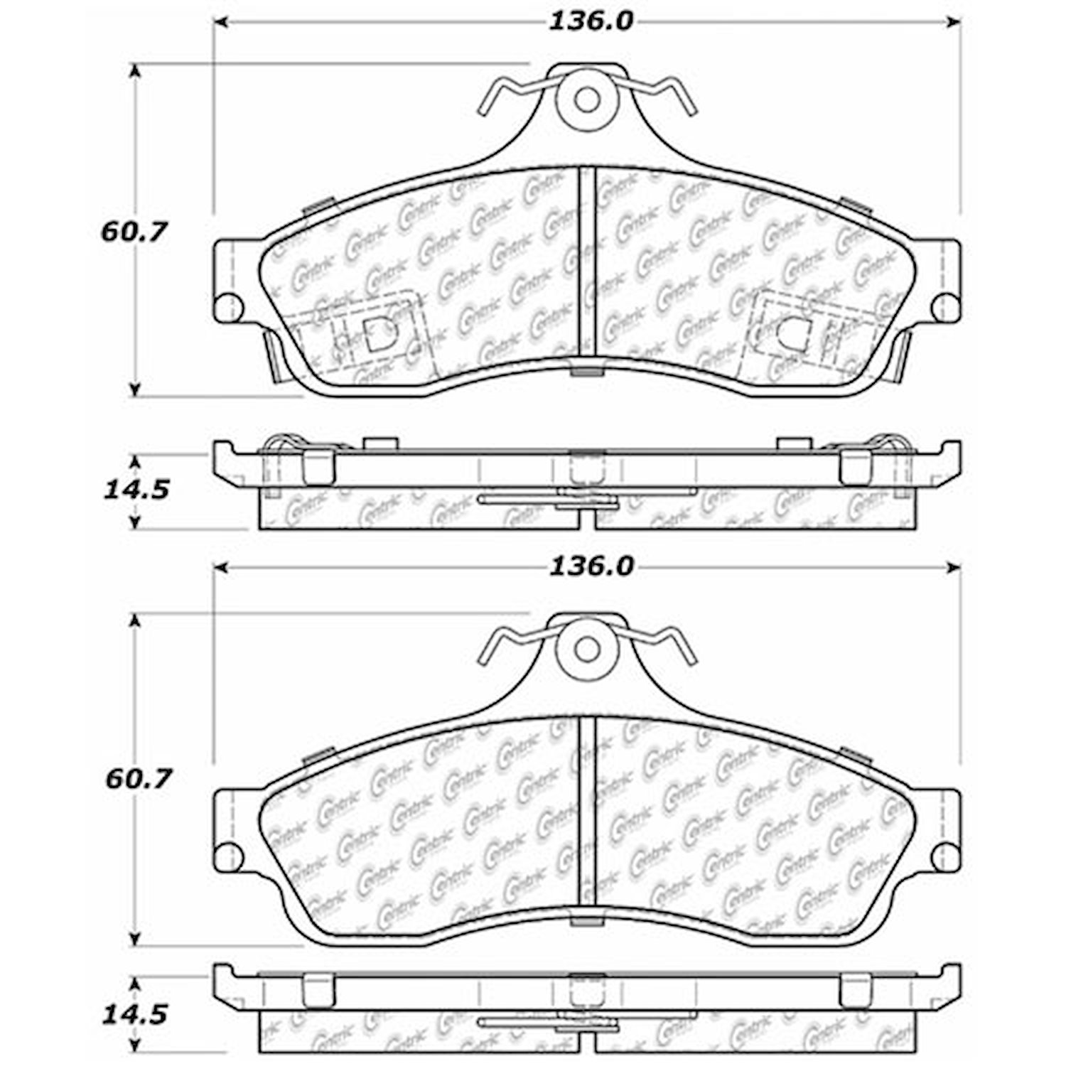 PosiQuiet Extended Wear 1994-1996 Chevrolet Caprice Commercial Chassis Impala