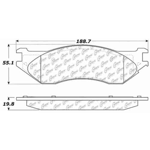 PosiQuiet Extended Wear 2001-2008 Dodge Ram 1500 Ram