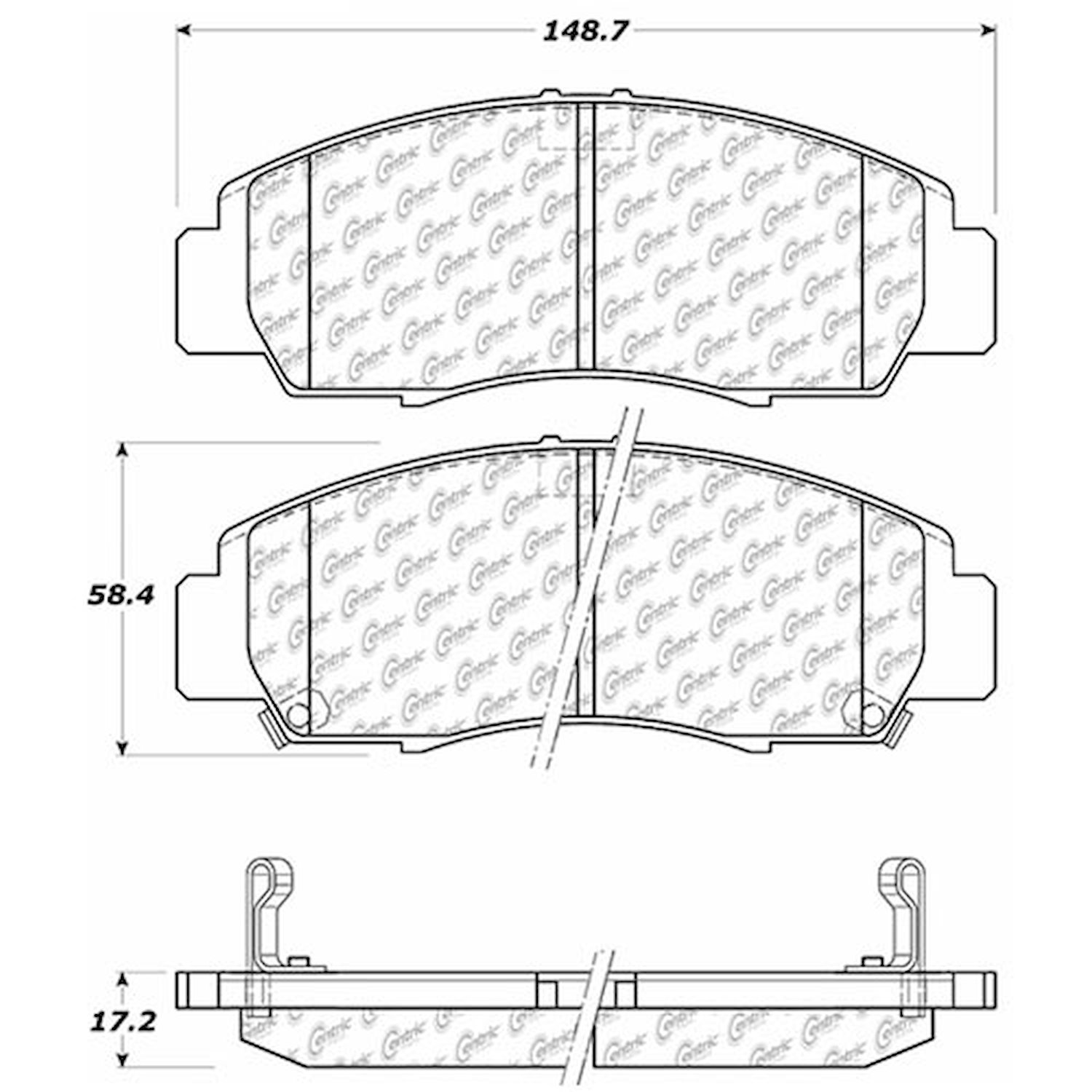 PosiQuiet Extended Wear 1999-2011 Acura Honda Accord CL RL TL TSX