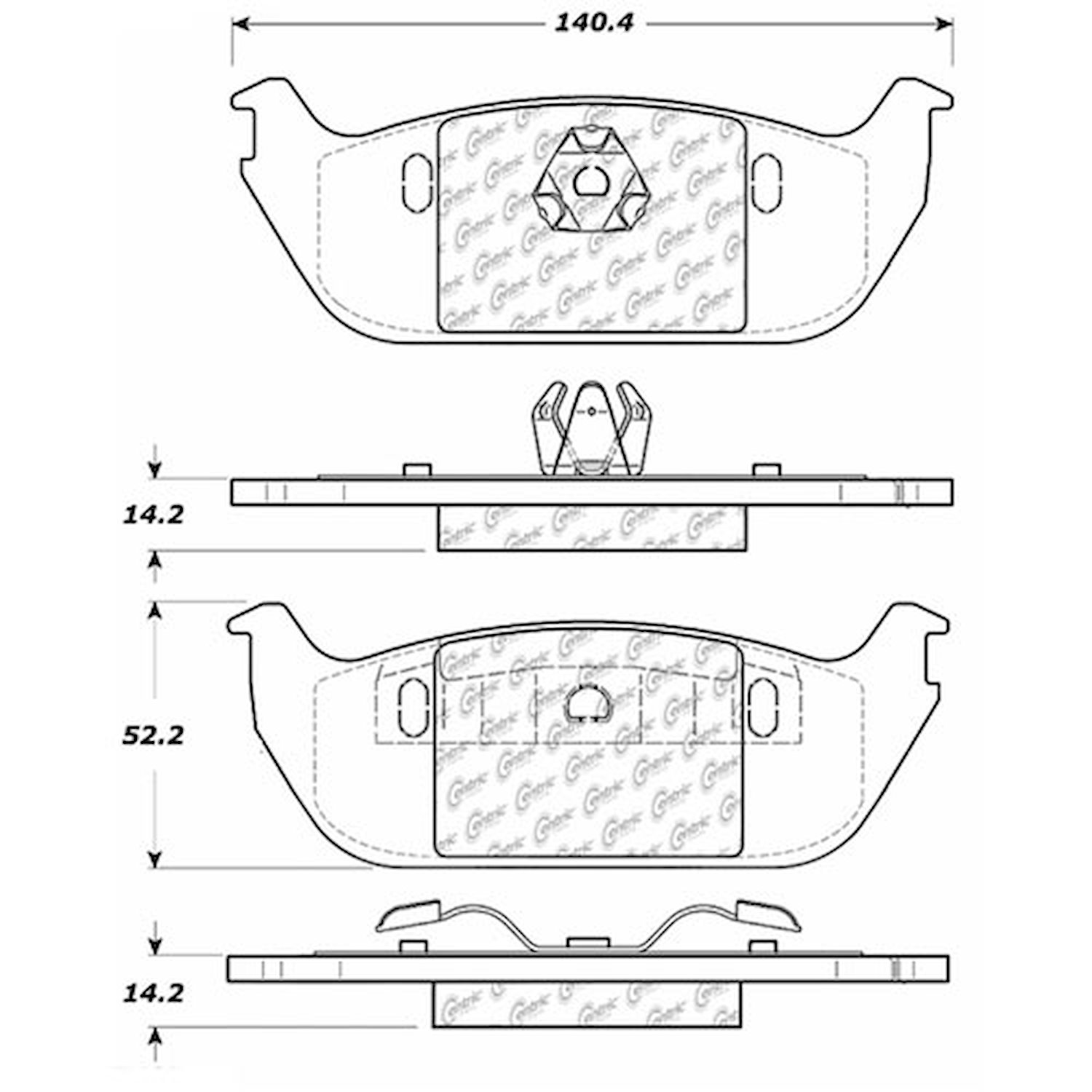 PosiQuiet Extended Wear 2003-2005 Lincoln Aviator