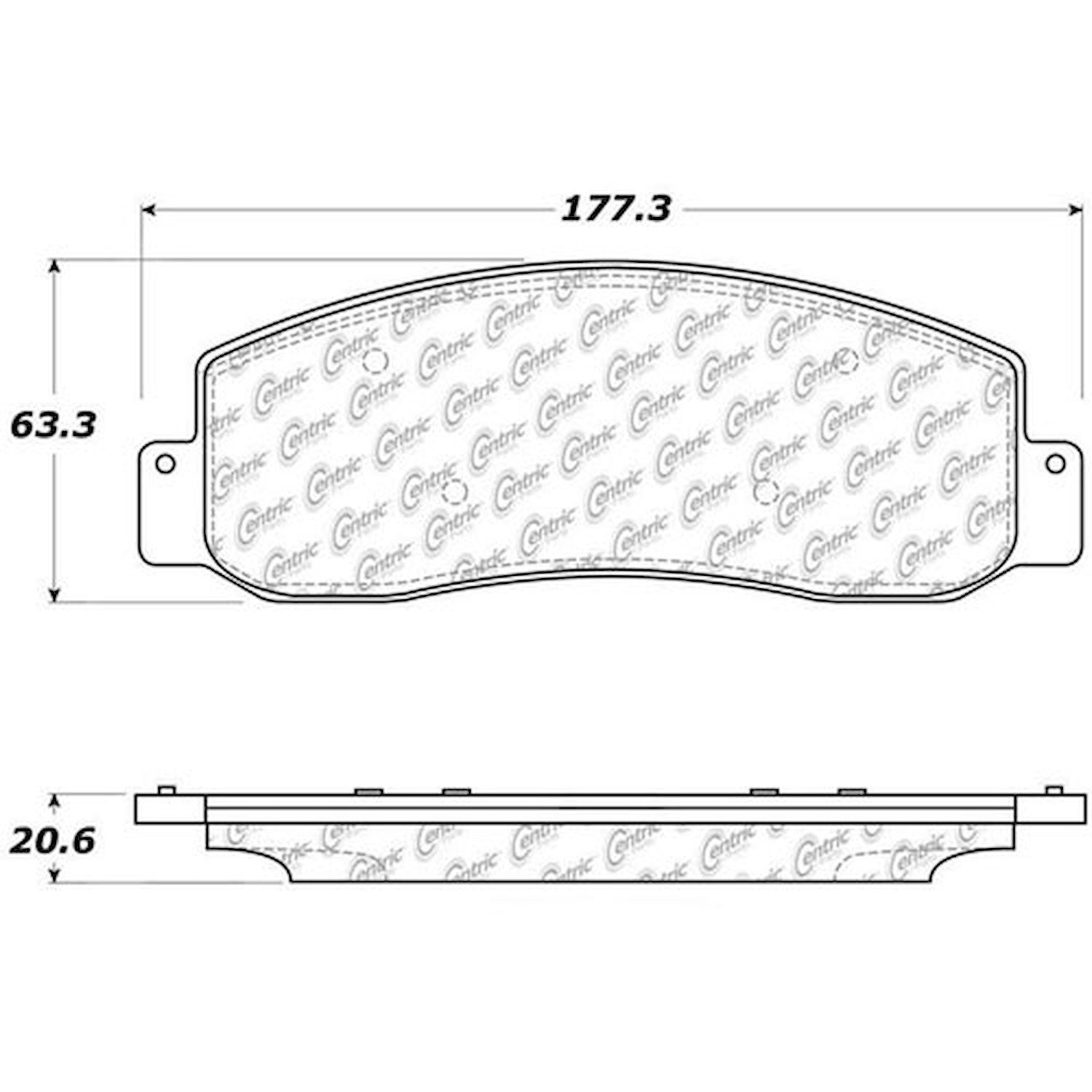 PosiQuiet Extended Wear 2005-2012 Ford F-250 Super Duty F-350 Super Duty F-450 Super Duty