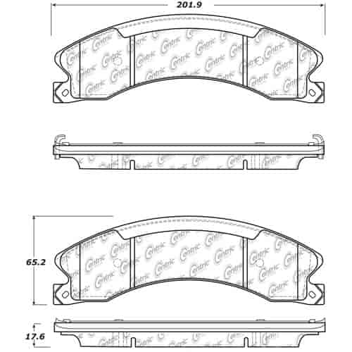 PosiQuiet Extended Wear 2012-2015 for Nissan NV1500 NV2500