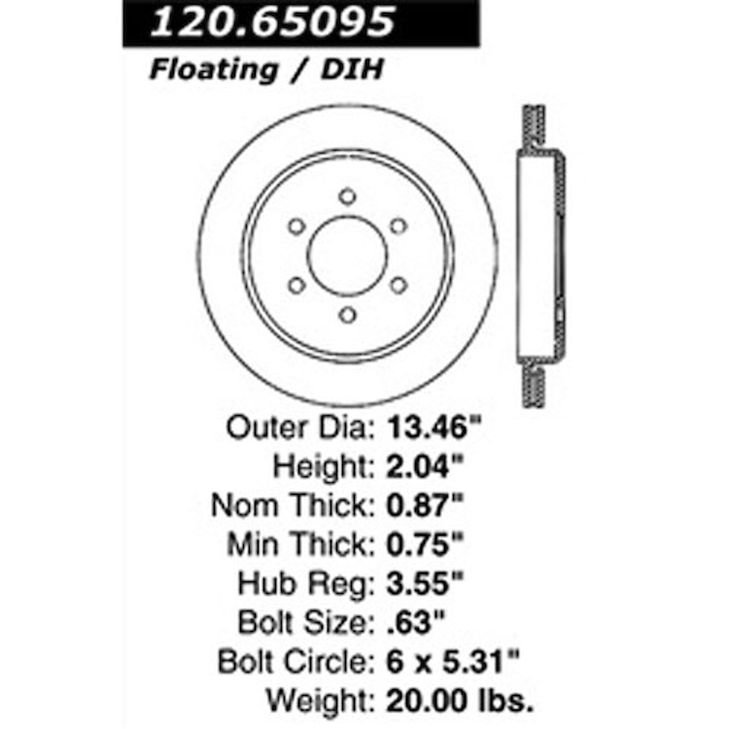 Sport Slotted 2002-2006 Ford Lincoln Expedition Navigator