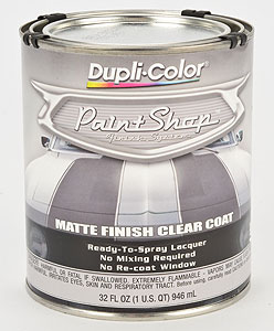 Duplicolor BSP307: Paint Shop Clear Matte Clear Coat - JEGS