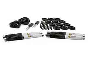 KJ09161BK Front and Rear Suspension Lift Kit, Lift Amount: 2.75 in. Front/2.75 in. Rear
