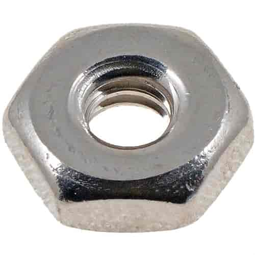 Hex Nut-Stainless Steel- Thread Size 6-32