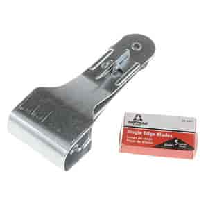 Razor Blade Scraper Kit Contains: Scraper & 5 Razor Blades