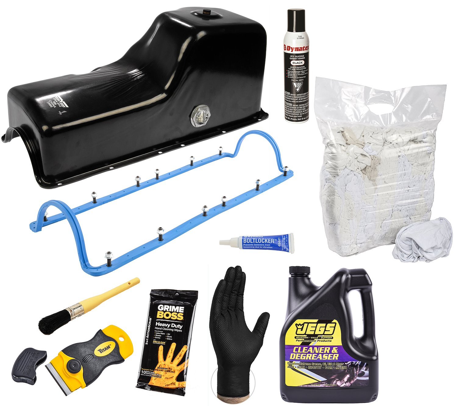 Stock Replacement Oil Pan Kit 1997-2003 Ford F-Series Super Duty Truck, Econoline, Excursion 7.3L Diesel