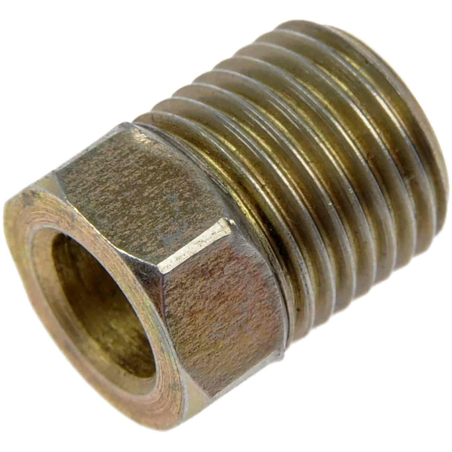 BRASS TUBE NUT 1/4