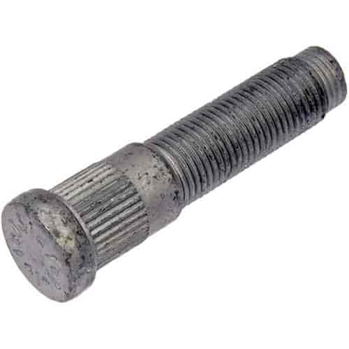 1/2-20 Serrated Wheel Stud - .579 In. Knurl 2-1/4 In. Length