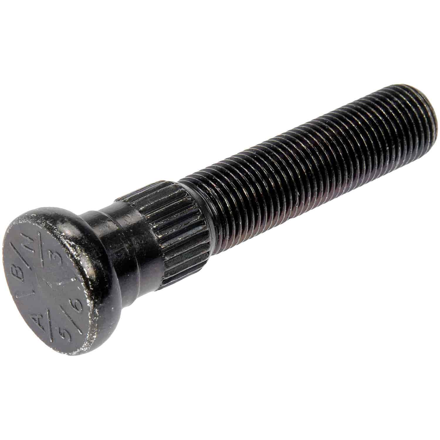 9/16-18 Serrated Wheel Stud - .658 In. Knurl 3 In. Length OL Part for 610-283