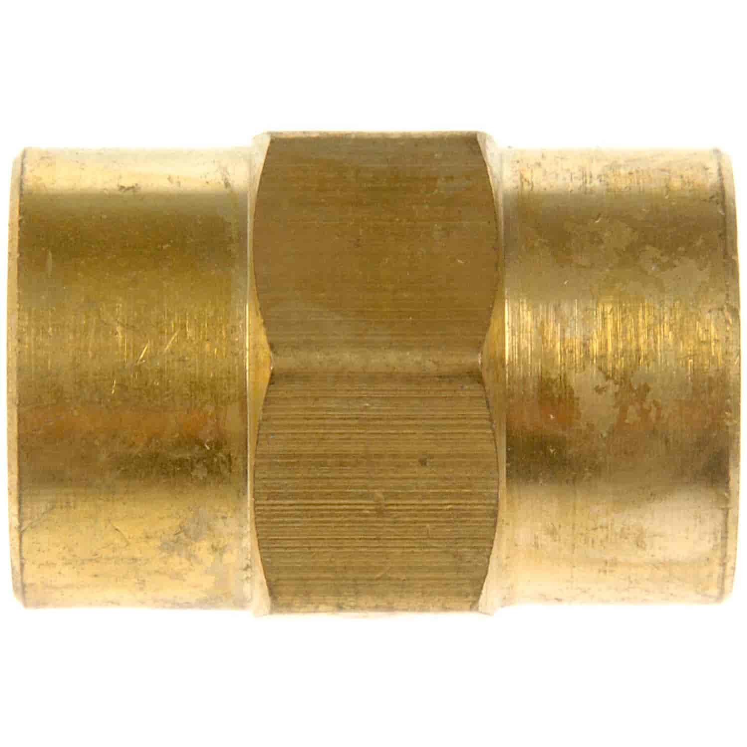 Brass Coupling-1/8 In. FNPT