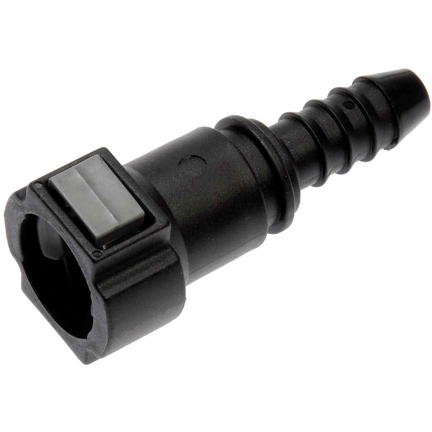 Quick Connector 10mm Steel to 8mm Nylon 180