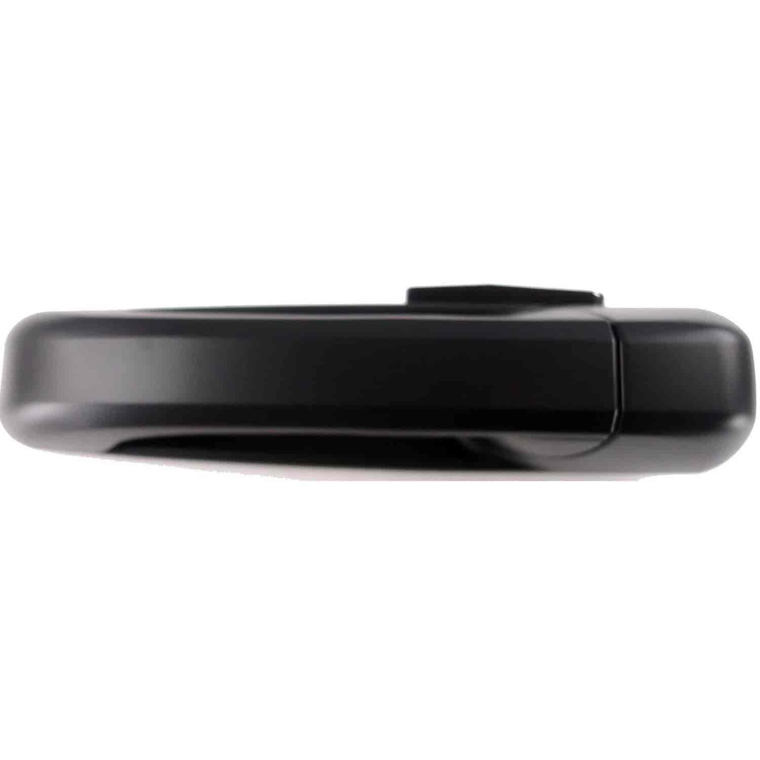 Exterior Door Handle Front Left Black Smooth Finish