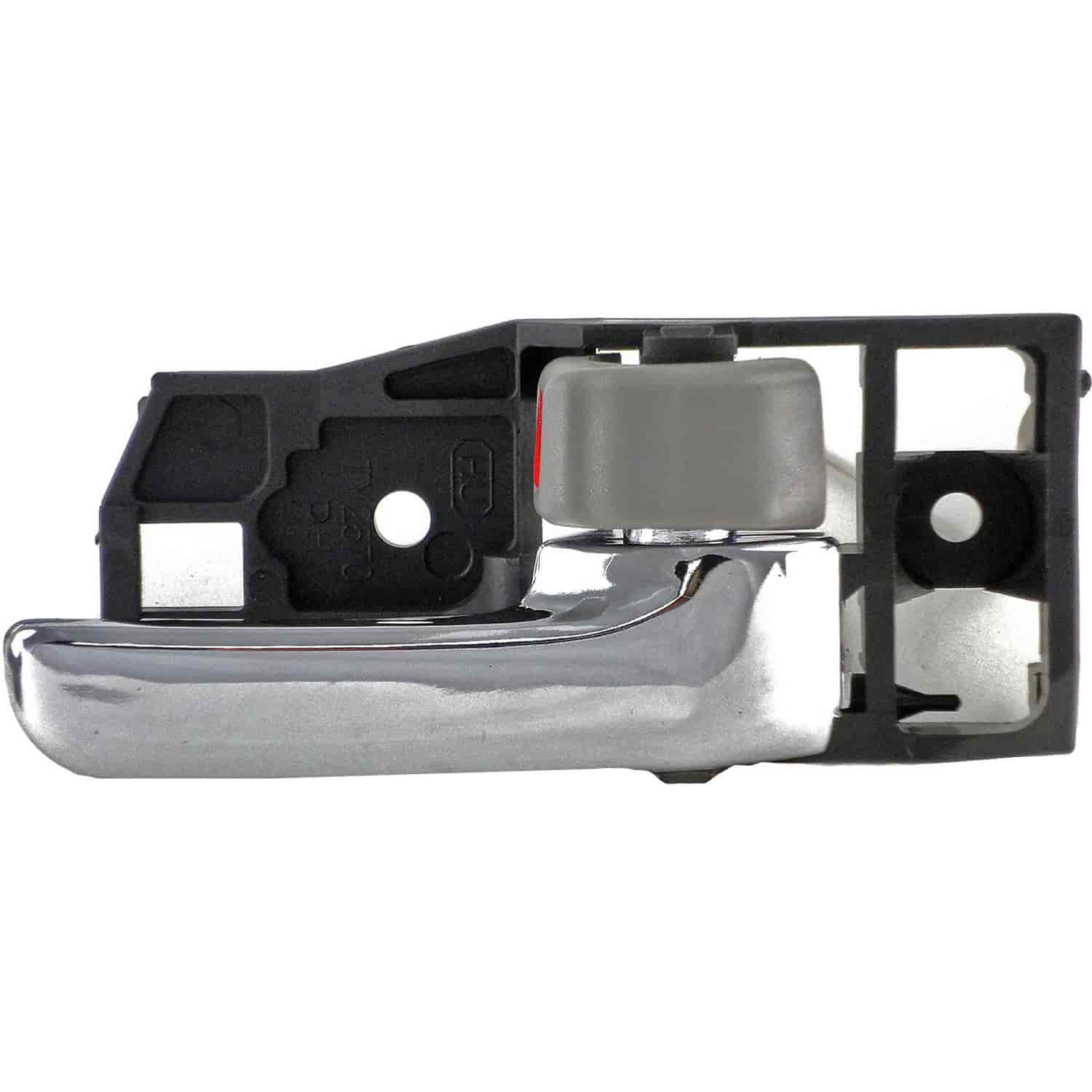 Interior Door Handle Front Right Rear Right Charcoal and Chrome