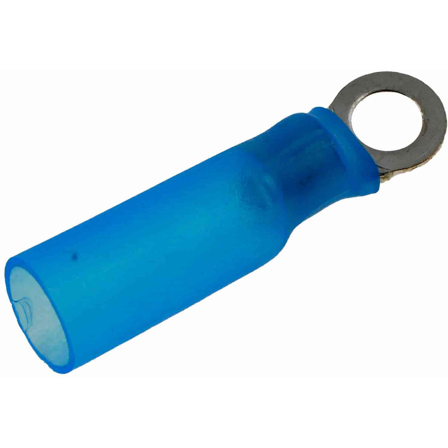 16-14 Gauge Ring Water Proof Terminal No. 6 Blue