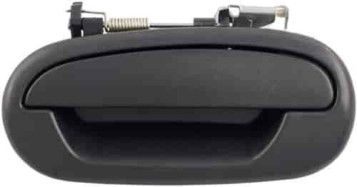 Exterior Door Handle Rear Left Textured Black Crew Cab