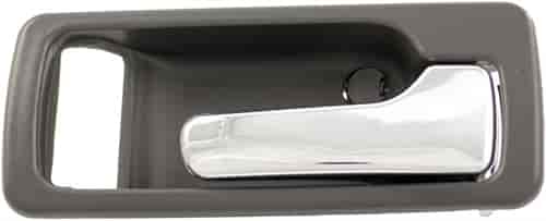 Interior Door Handle Front Right Without Power Lock Chrome/Gray