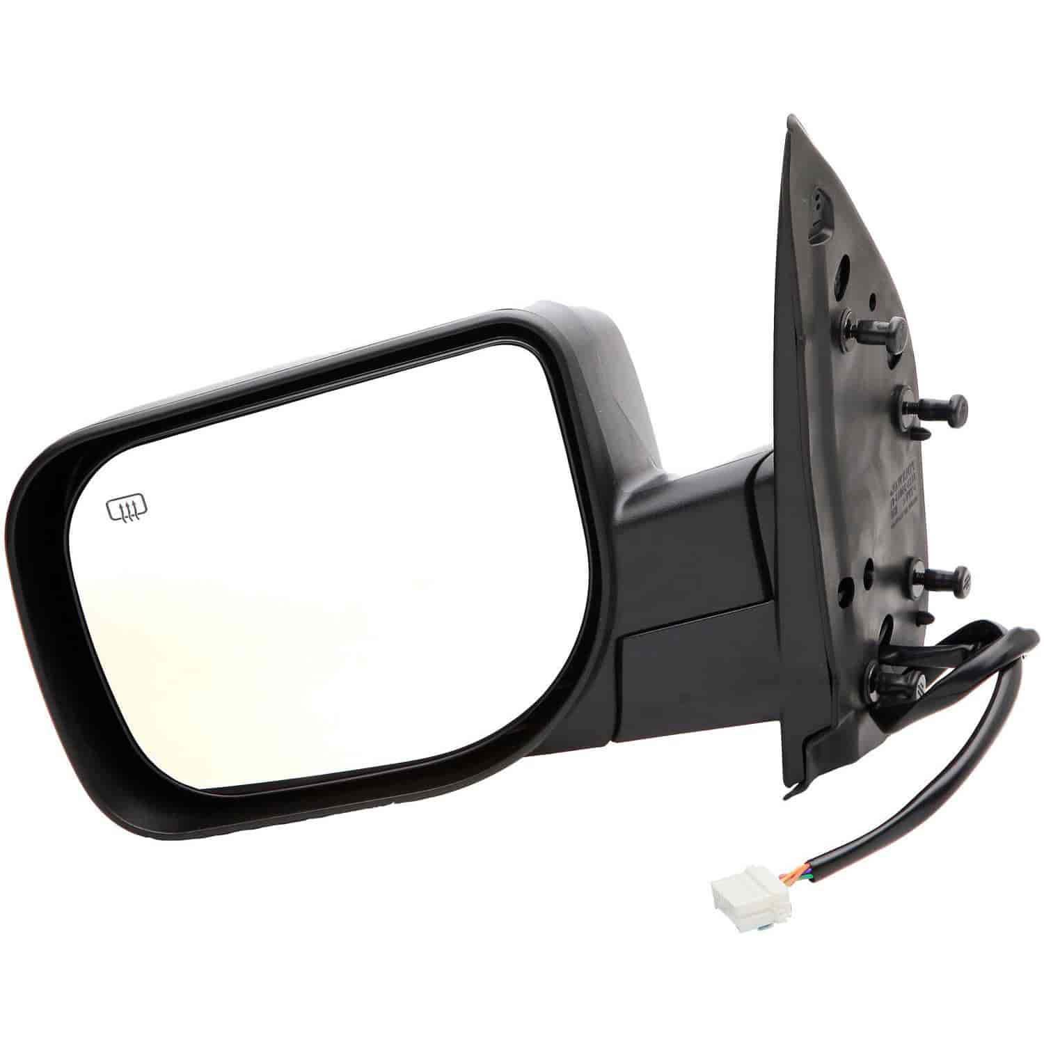Side View Mirror Left Power Heated Memory Textured