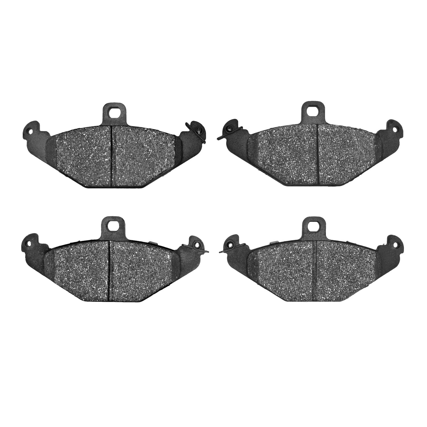 1000-0491-10 Track/Street Low-Metallic Brake Pads Kit, 1997-2011 Multiple Makes/Models, Position: Rear
