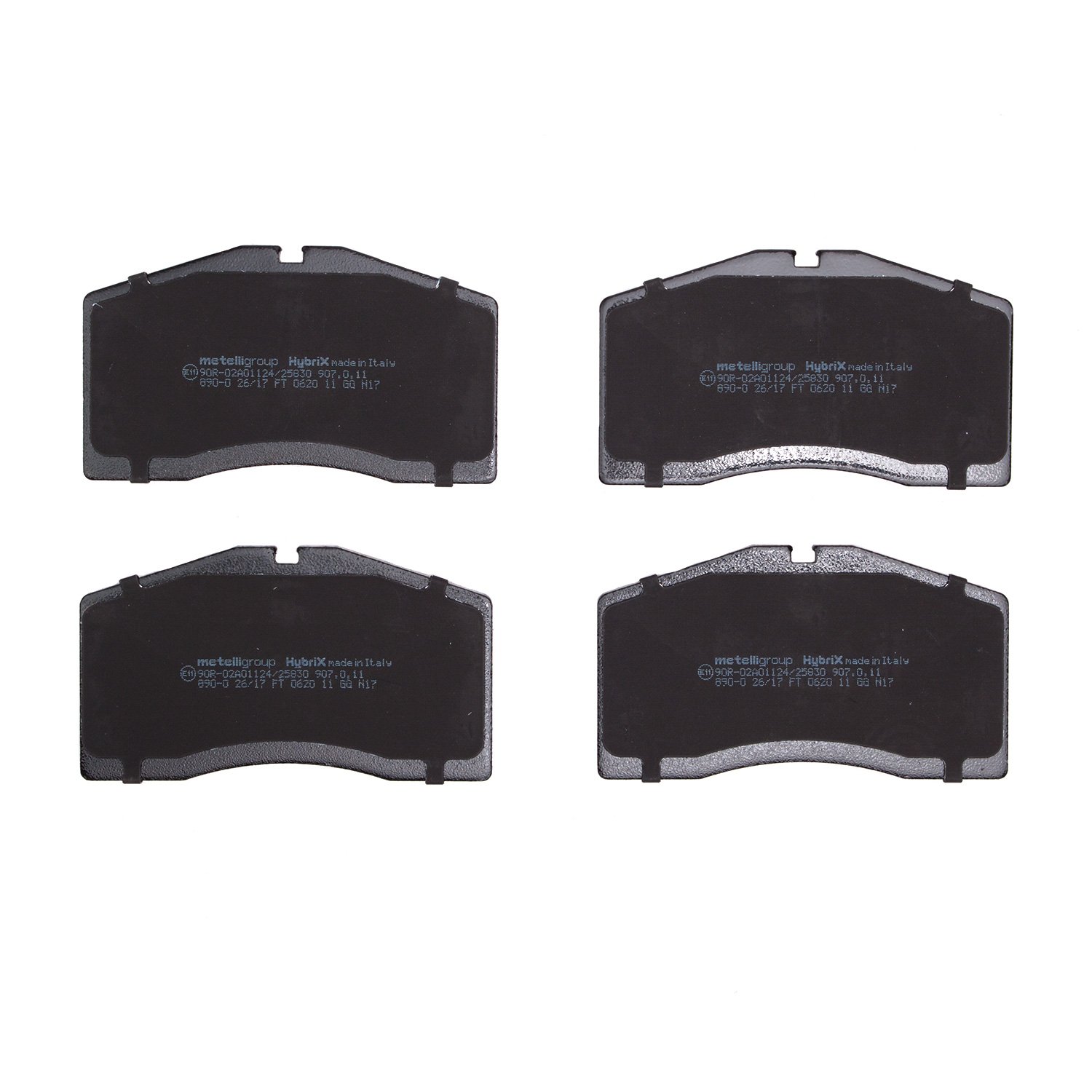 1000-0594-00 Track/Street Low-Metallic Brake Pads Kit, 1993-1998 Porsche, Position: Front