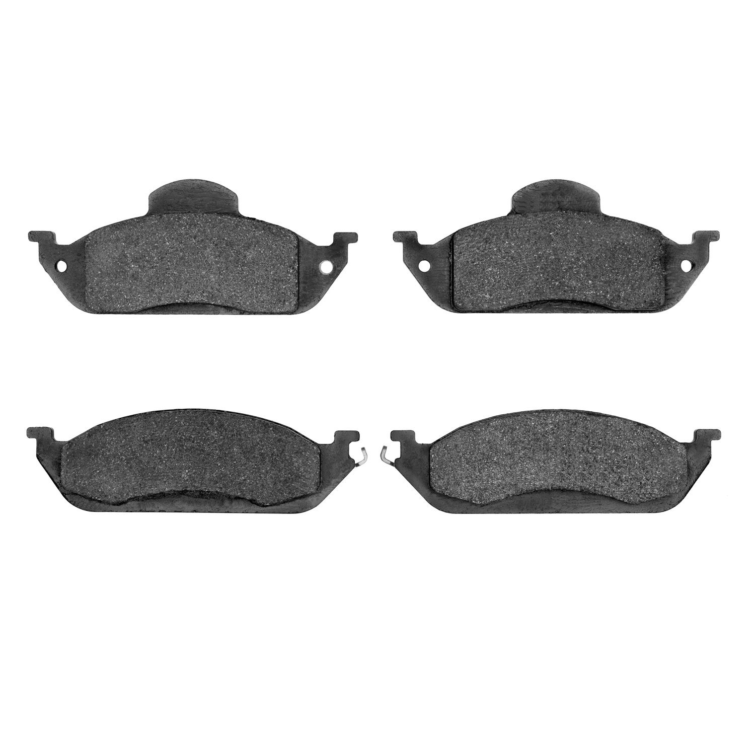 1000-0760-00 Track/Street Low-Metallic Brake Pads Kit, 1998-2005 Mercedes-Benz, Position: Front