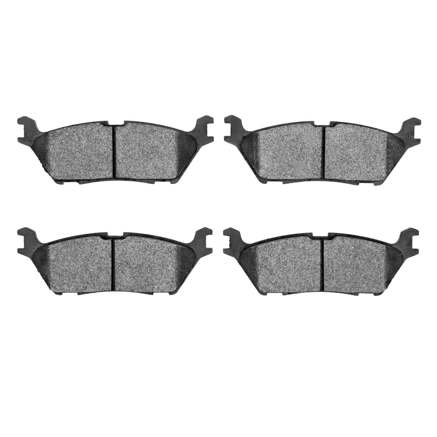 1000-1790-00 Track/Street Low-Metallic Brake Pads Kit, 2015-2021 Ford/Lincoln/Mercury/Mazda, Position: Rear