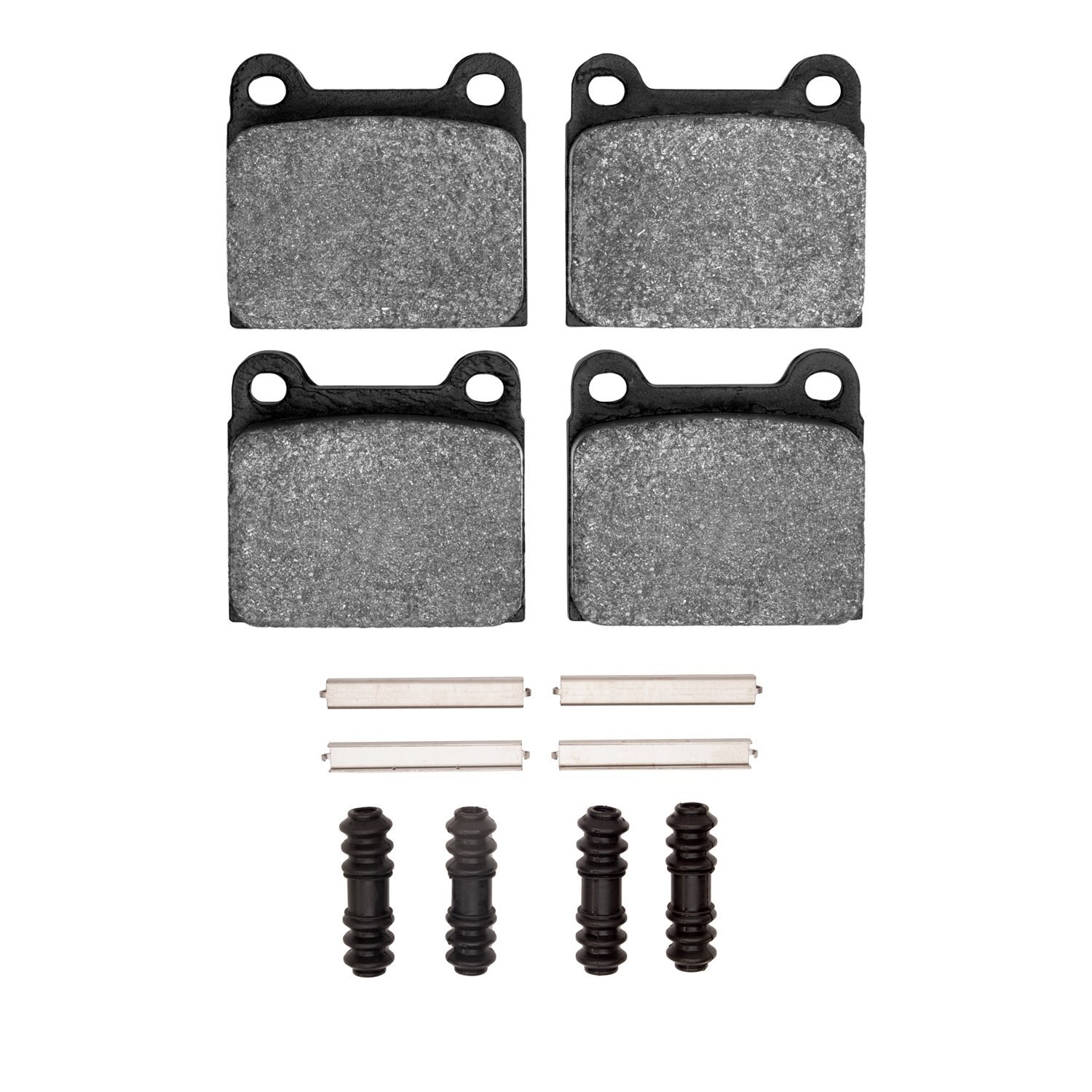 1115-0031-05 Active Performance Brake Pads & Hardware Kit, 1967-1991 Mercedes-Benz, Position: Rear