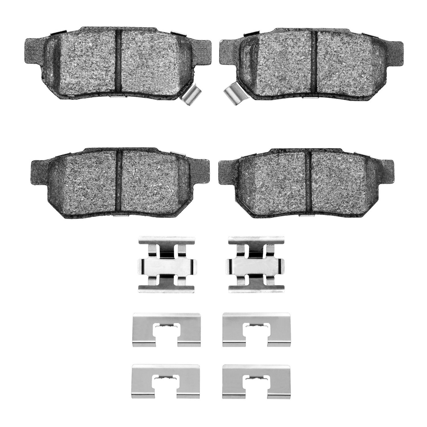 1115-0374-02 Active Performance Brake Pads & Hardware Kit, 1985-1989 Acura/Honda, Position: Rear