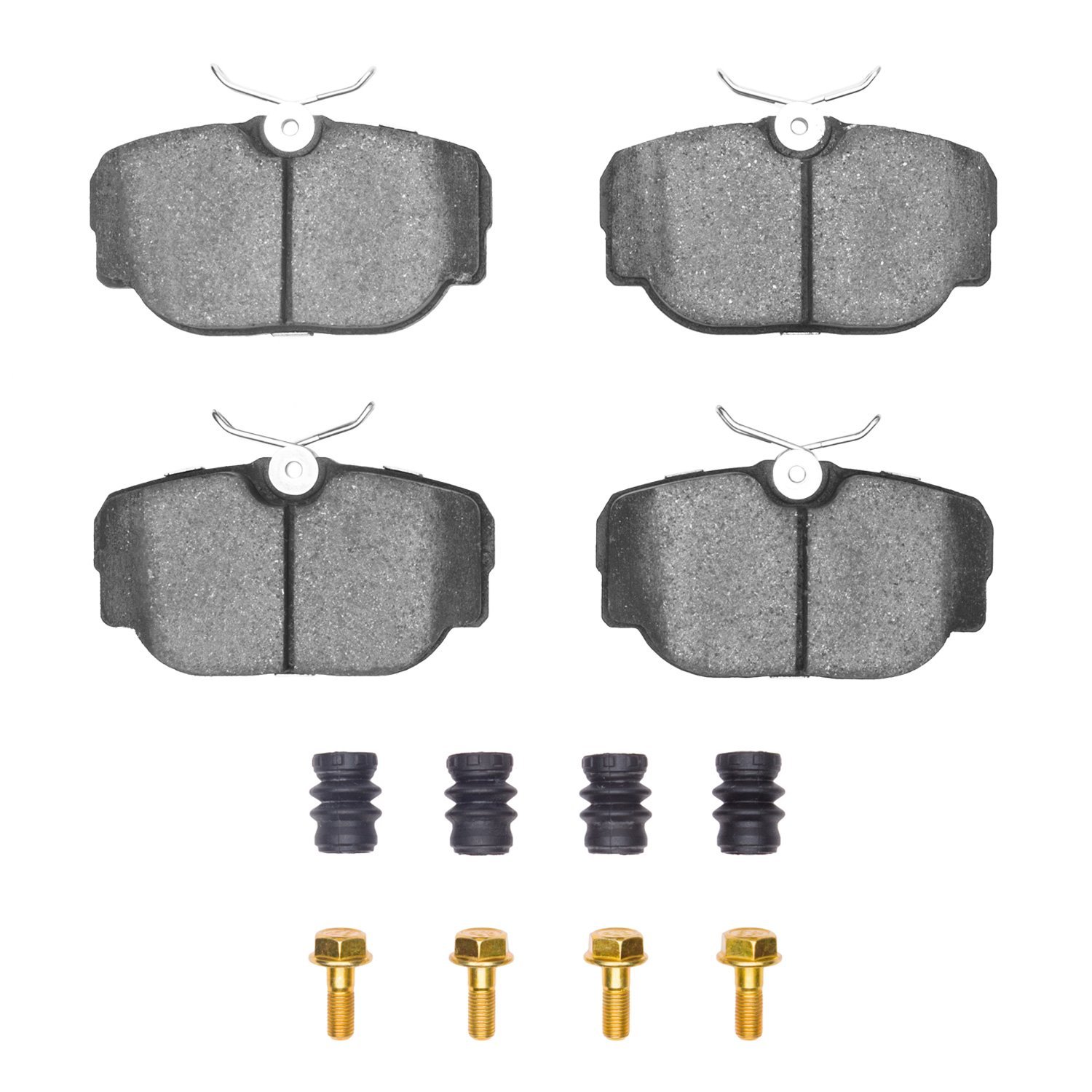 1115-0493-01 Active Performance Brake Pads & Hardware Kit, 1994-2004 Land Rover, Position: Rear