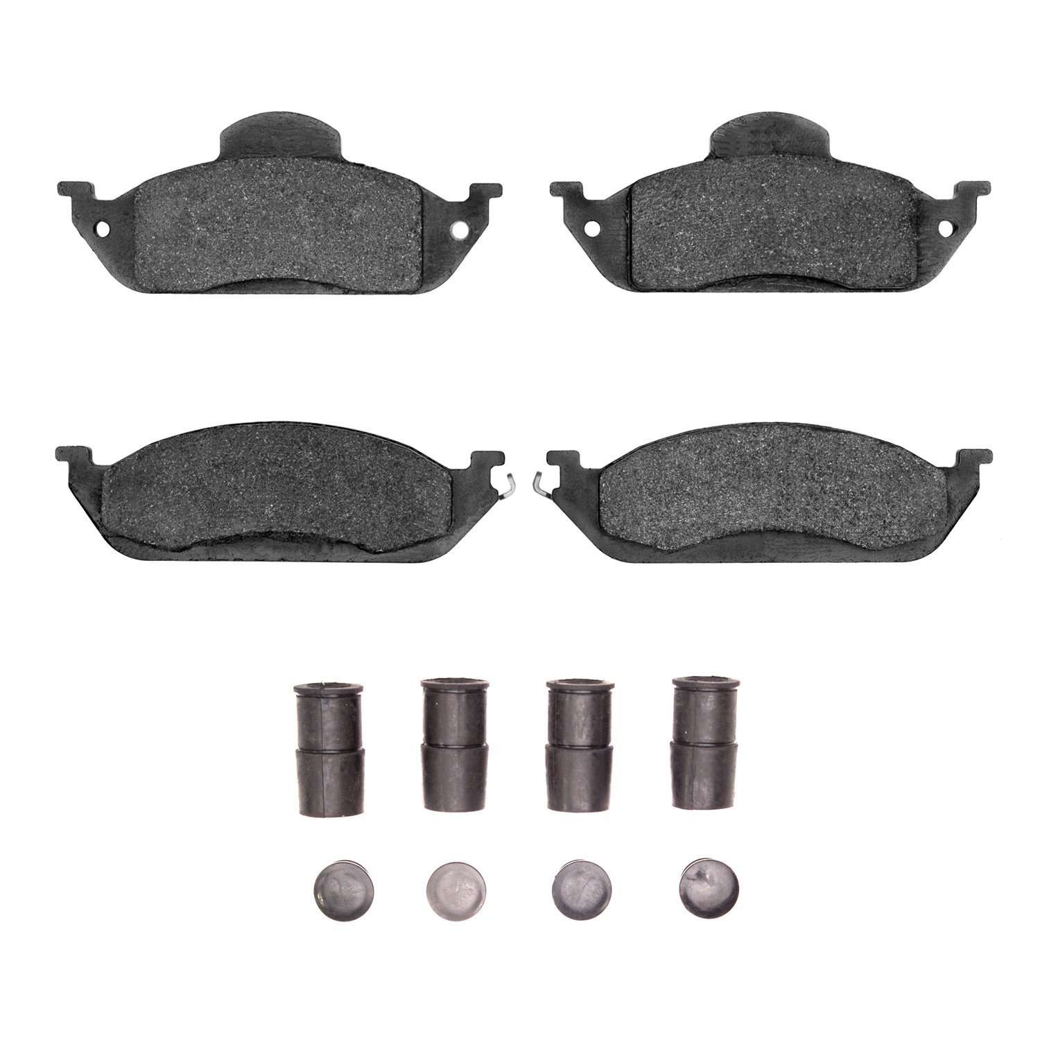 1115-0760-01 Active Performance Brake Pads & Hardware Kit, 1998-2005 Mercedes-Benz, Position: Front