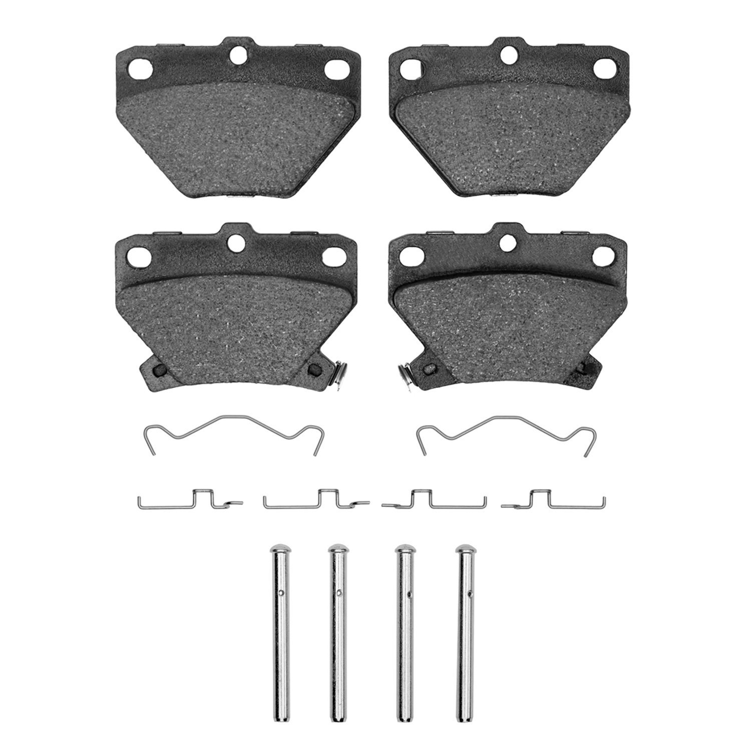 1115-0823-01 Active Performance Brake Pads & Hardware Kit, 2000-2008 Multiple Makes/Models, Position: Rear