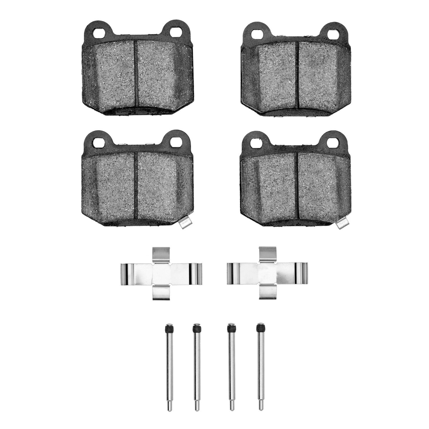 1115-0961-03 Active Performance Brake Pads & Hardware Kit, 2004-2006 Maserati, Position: Rear