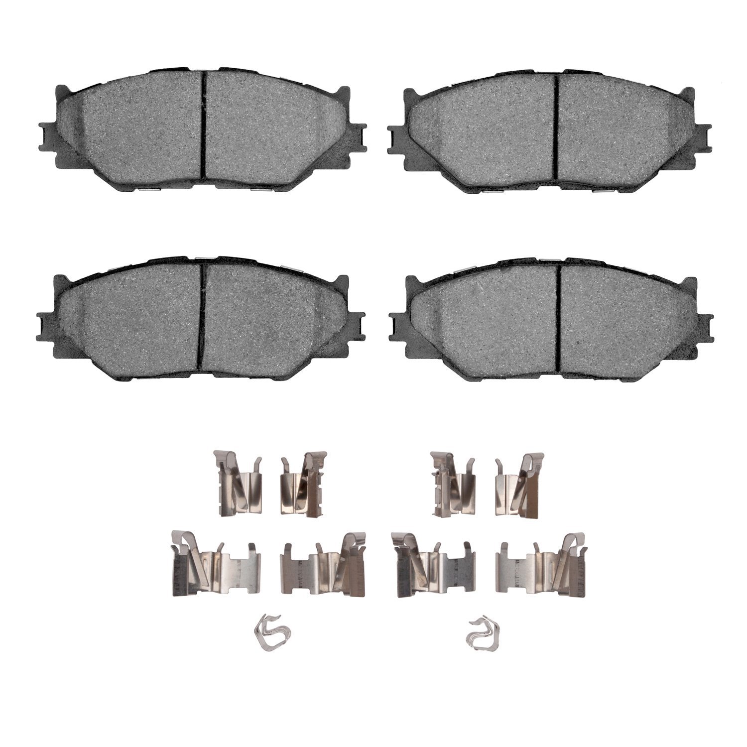 1115-1178-01 Active Performance Brake Pads & Hardware Kit, 2006-2015 Lexus/Toyota/Scion, Position: Front