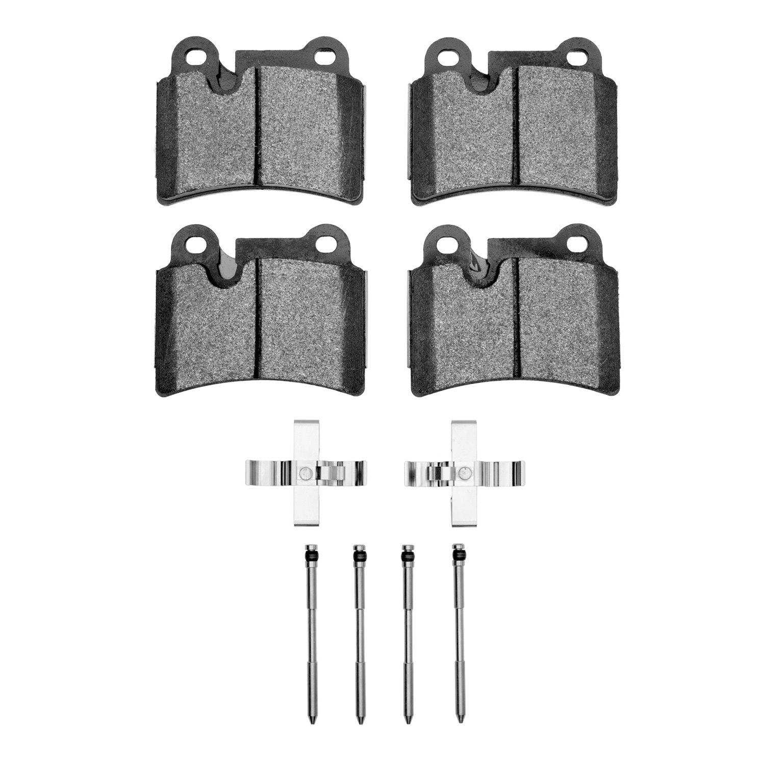 1115-1277-01 Active Performance Brake Pads & Hardware Kit, 2008-2009 Audi/Volkswagen, Position: Rear