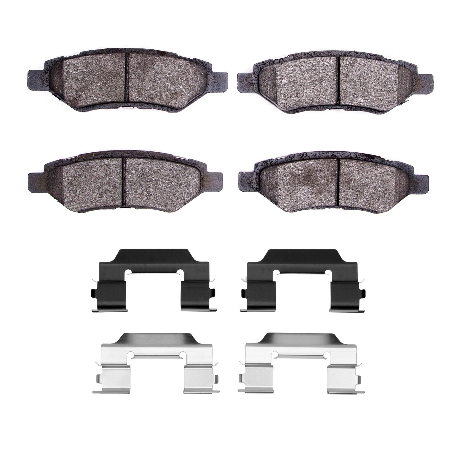 1115-1337-01 Active Performance Brake Pads & Hardware Kit, 2008-2016 GM, Position: Rear