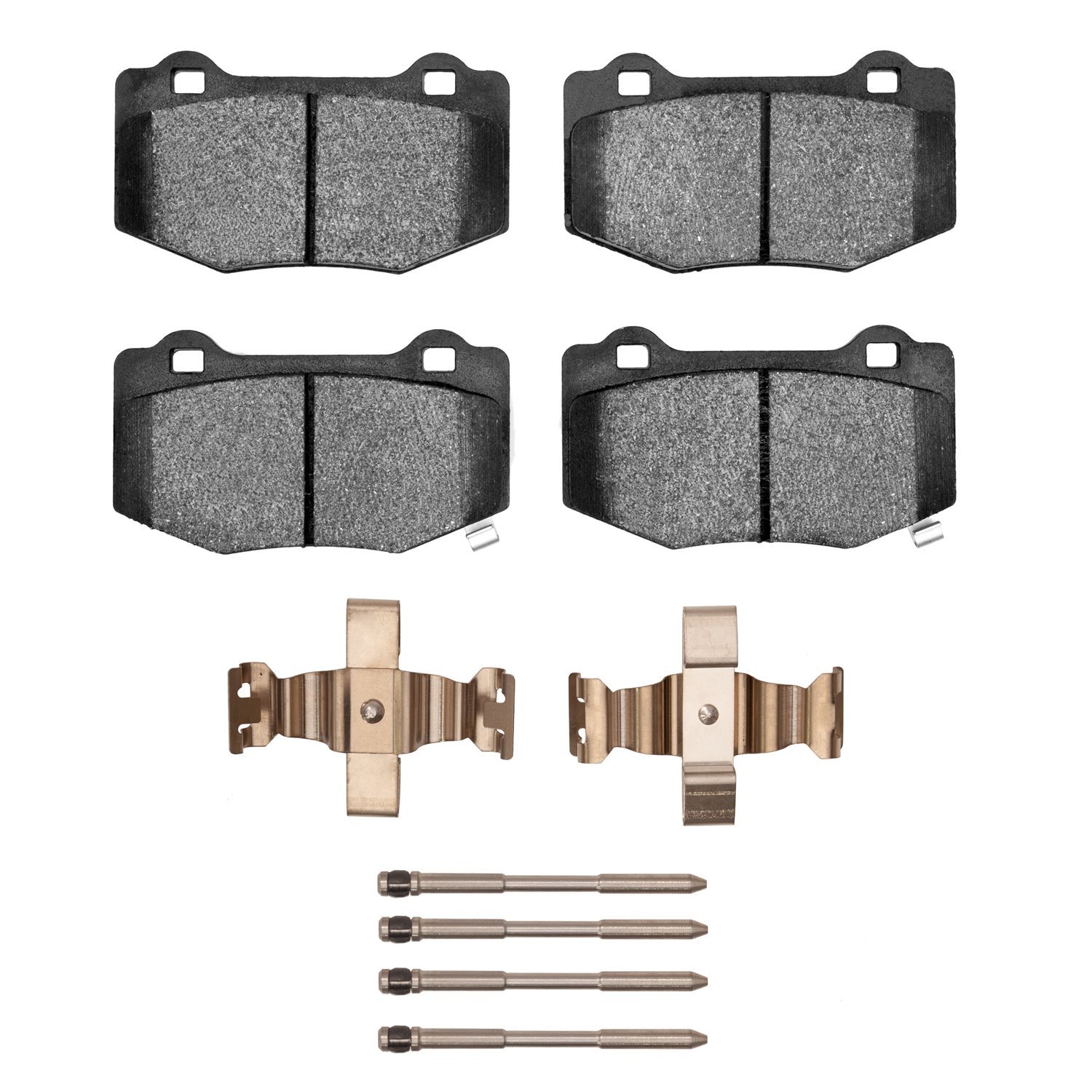 1115-1854-01 Active Performance Brake Pads & Hardware Kit, 2016-2020 Ford/Lincoln/Mercury/Mazda, Position: Rear