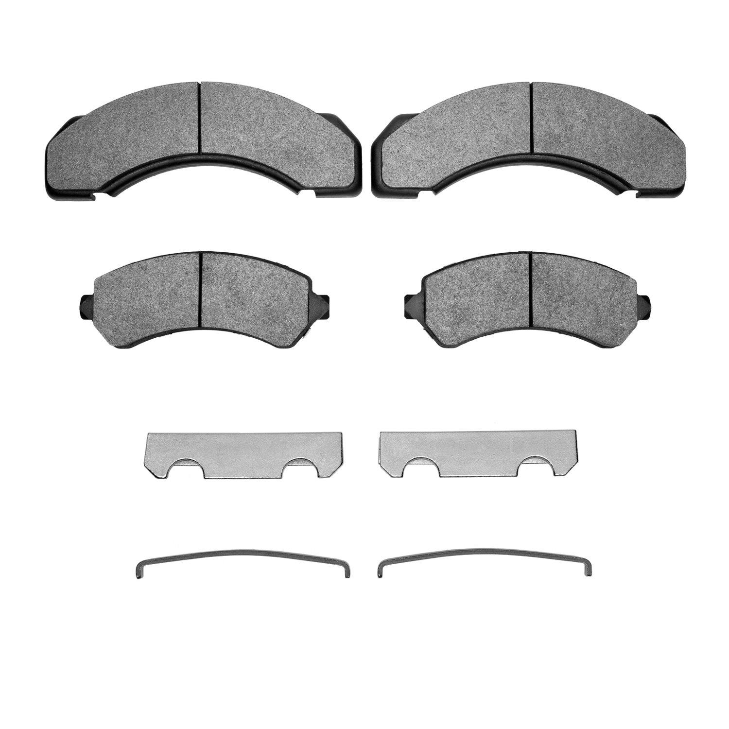 1214-0717-01 Heavy-Duty Brake Pads & Hardware Kit, 1995-2006 Multiple Makes/Models, Position: Front,Fr,Fr & Rr,Rear,Rr