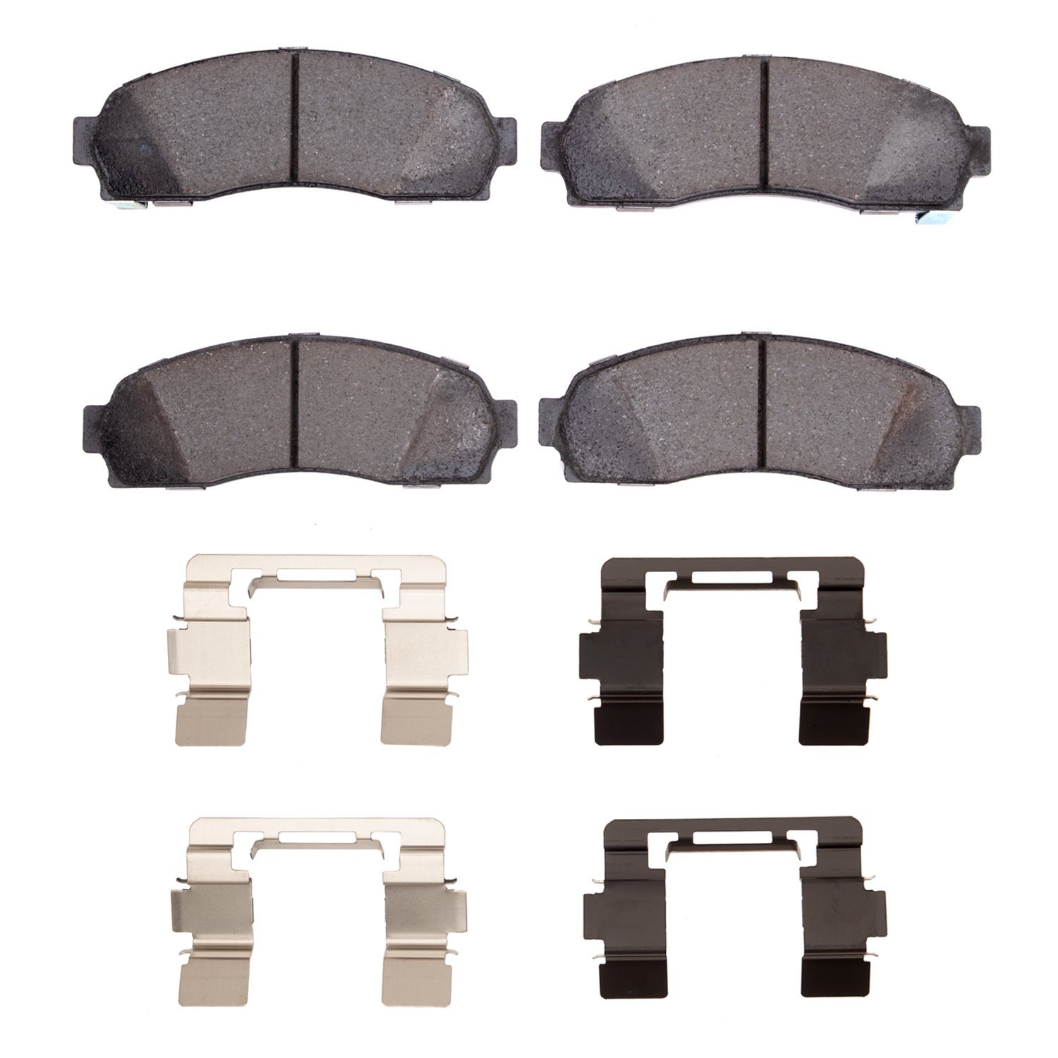 1214-0833-01 Heavy-Duty Brake Pads & Hardware Kit, 2002-2012 Multiple Makes/Models, Position: Front