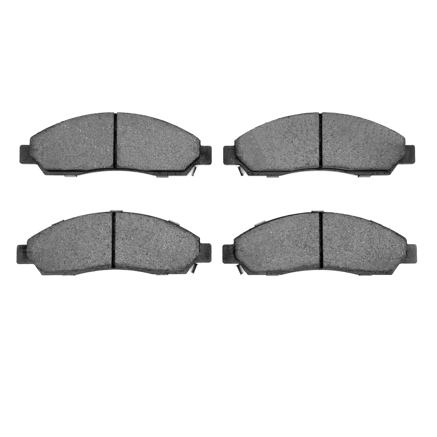 1214-1039-00 Heavy-Duty Semi-Metallic Brake Pads, 2004-2008 GM, Position: Front